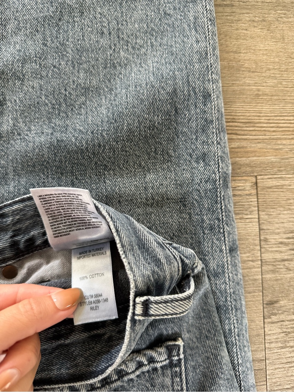 Agolde Riley high rise straight leg jeans 27 - Picture 6 of 8